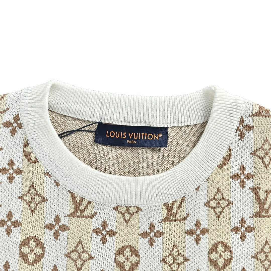Louis Vuitton All-Over Monogram Print T-Shirt — Classic Canvas