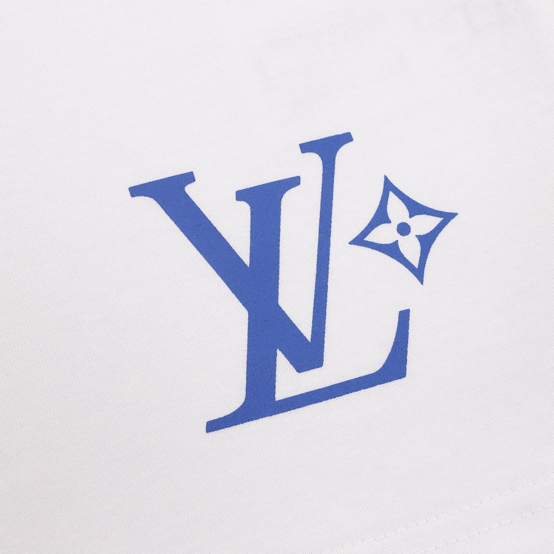 Louis Vuitton "Le Monde Est À Vous" Équipe Short-Sleeve T-Shirt