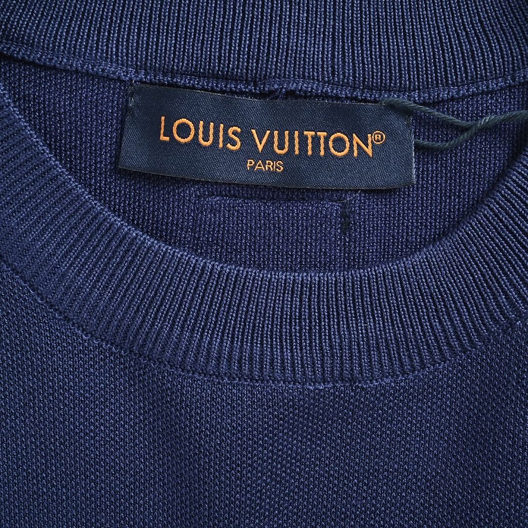 Louis Vuitton Monogram Jacquard T-Shirt — Marine