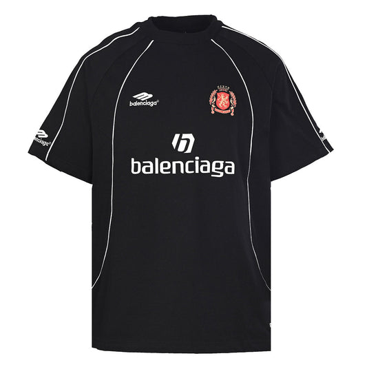 Balenciaga Soccer Jersey T-Shirt – Paris No. 10 – Black
