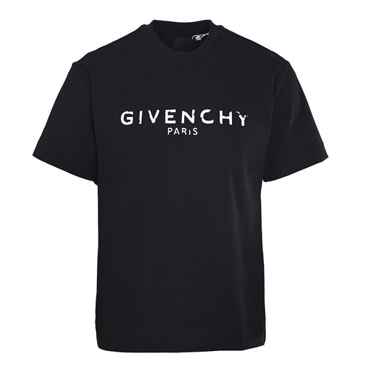 Givenchy Paris Vintage Logo Oversized T-Shirt – Black