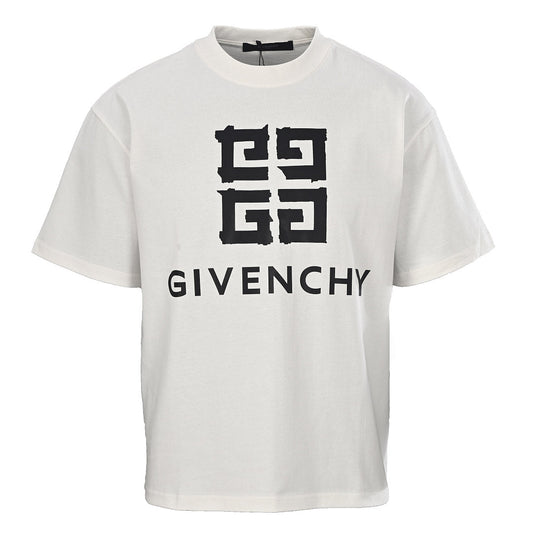 Givenchy 4G Brushstroke Logo Oversized T-Shirt – White