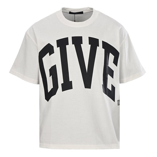 Givenchy GIVE Arch Oversized T-Shirt – White