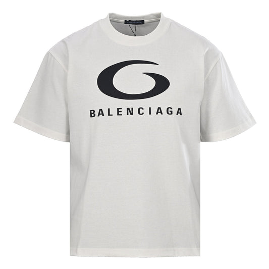 Balenciaga B Logo Oversized T-Shirt – White
