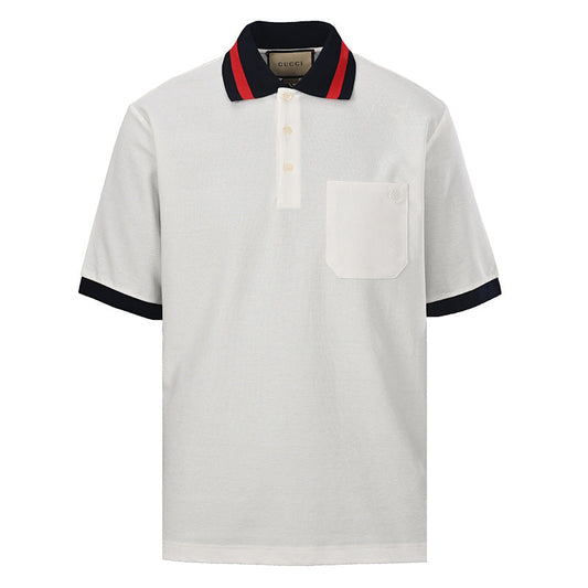 Gucci Double G Embroidered Polo Shirt