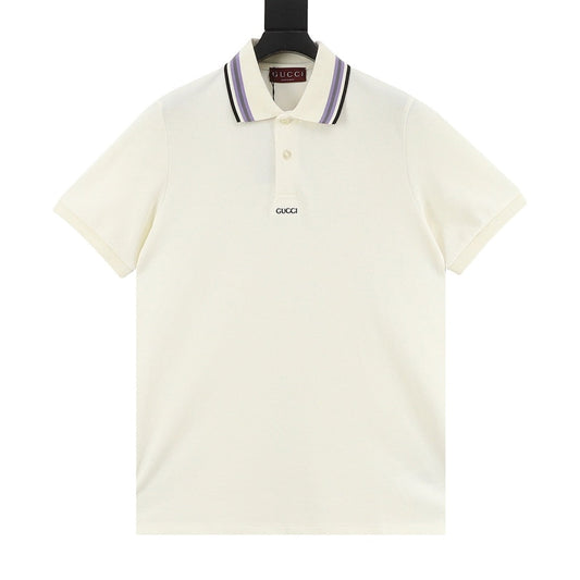 Gucci Minimalist Lettering Polo Shirt