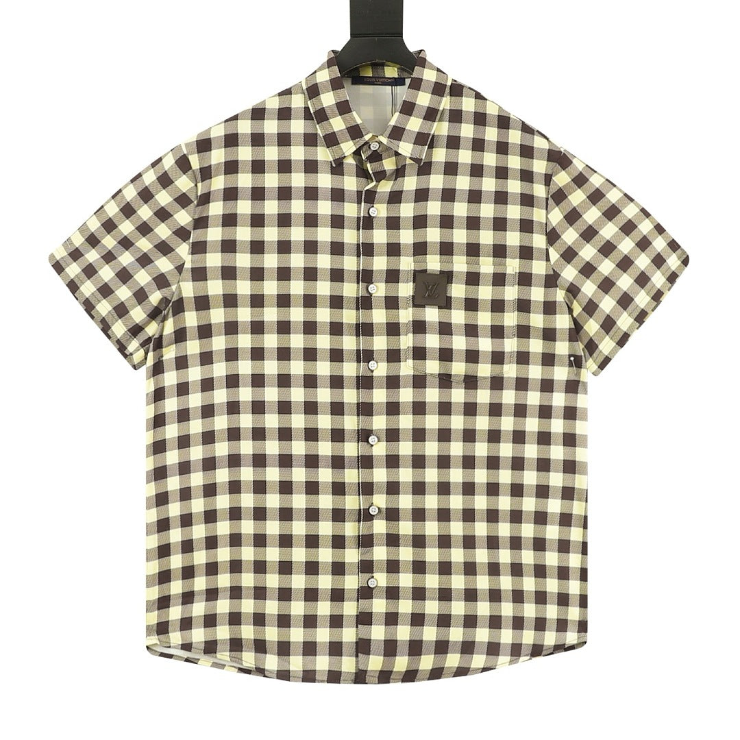 Louis Vuitton Damier Check Short-Sleeve Shirt