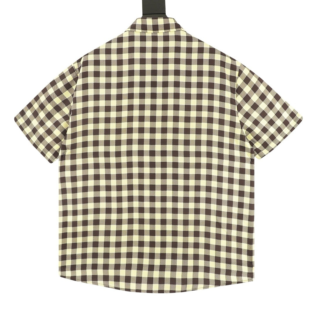 Louis Vuitton Damier Check Short-Sleeve Shirt