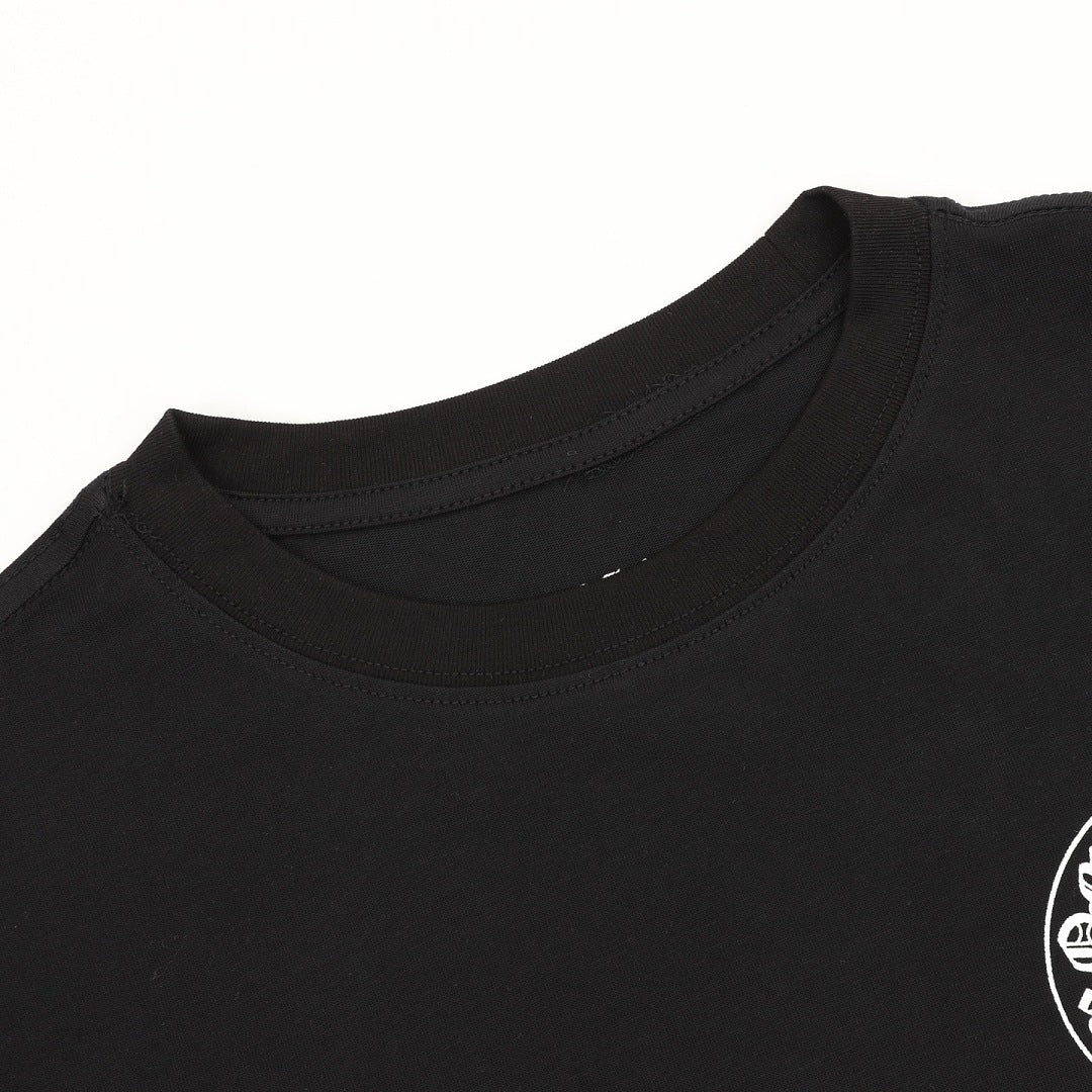 Chrome Hearts Floral Cross Long-Sleeve T-Shirt in Black