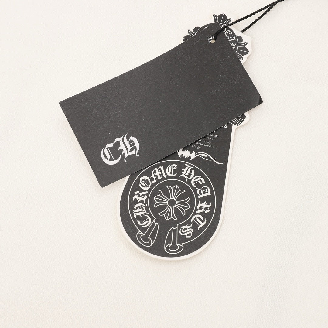 Chrome Hearts Horseshoe Logo Raglan Long-Sleeve T-Shirt