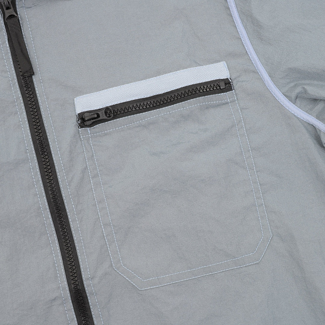 Stone Island Nylon Meta Long-Sleeve Zip Chest-Strap Jacket