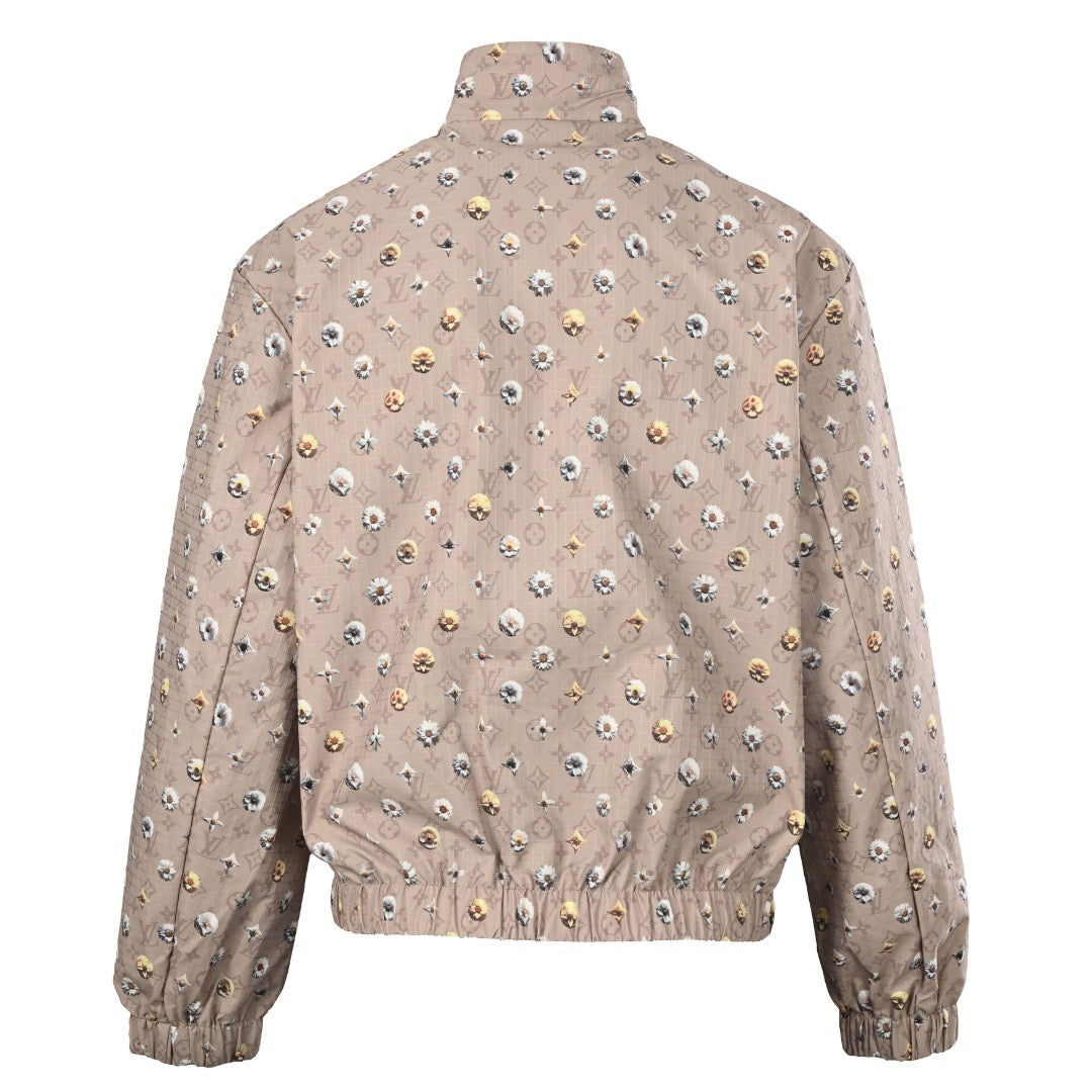 LOUIS VUITTON Monogram Floral Print Blouson Jacket