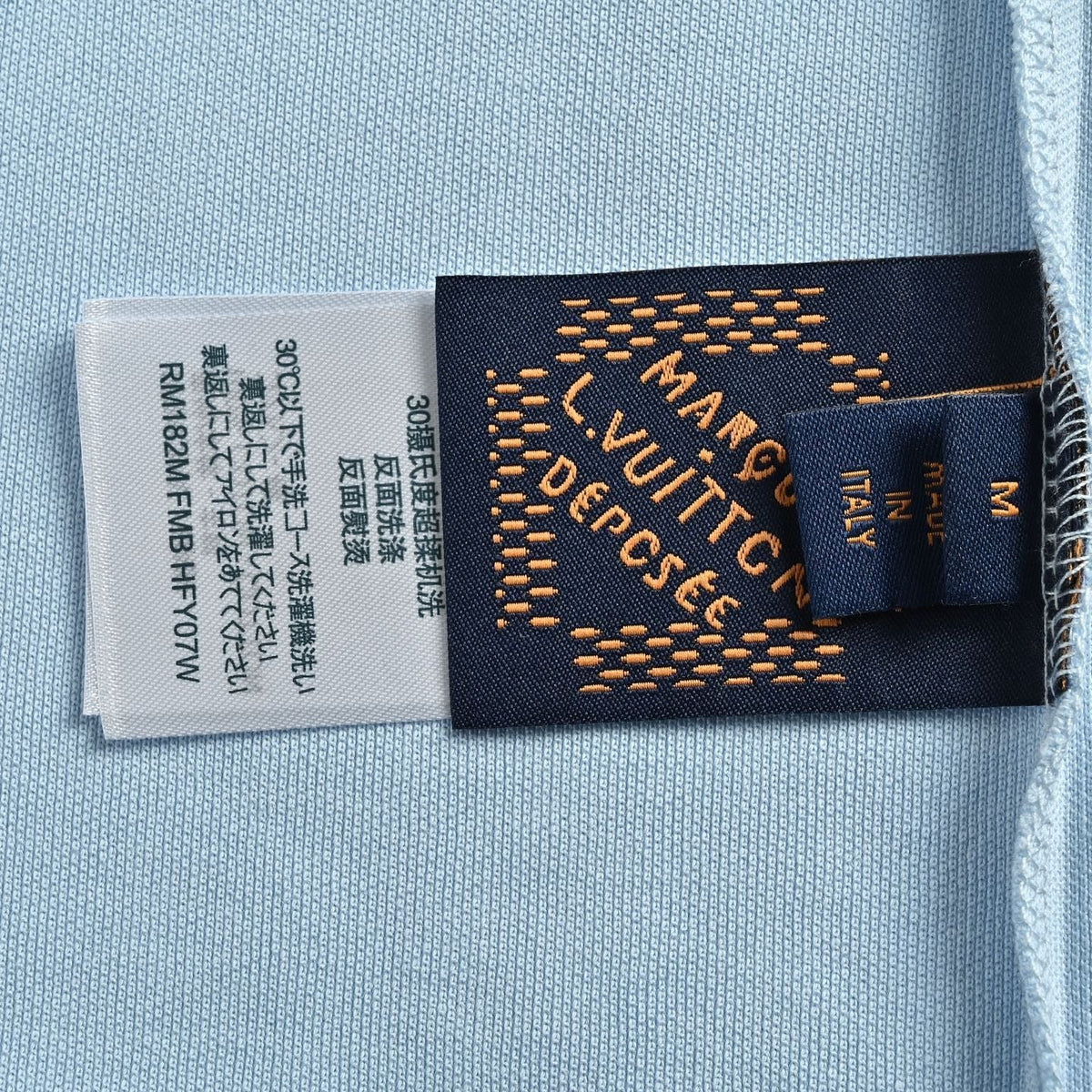 LOUIS VUITTON Colourblock Stripe Piqué Polo Shirt