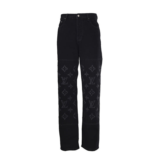 Louis Vuitton High-Waisted Straight-Leg Denim Trousers