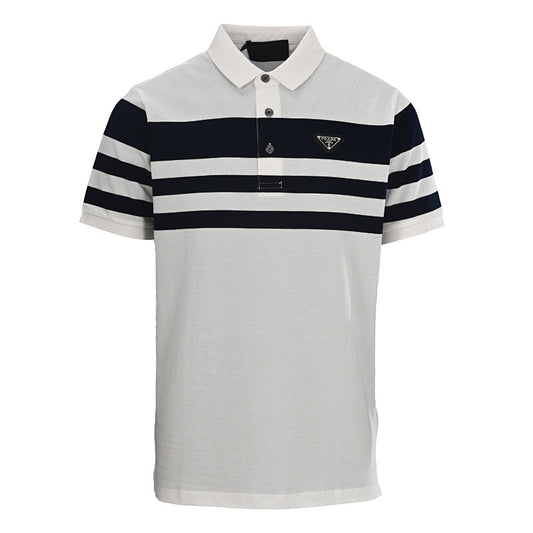 Prada Classic Triangle Logo Cotton T-Shirt
