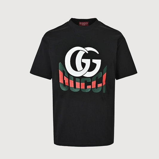 Gucci 2026 Interlocking GG Web Stripe T-Shirt — Ivory | Made in Italy